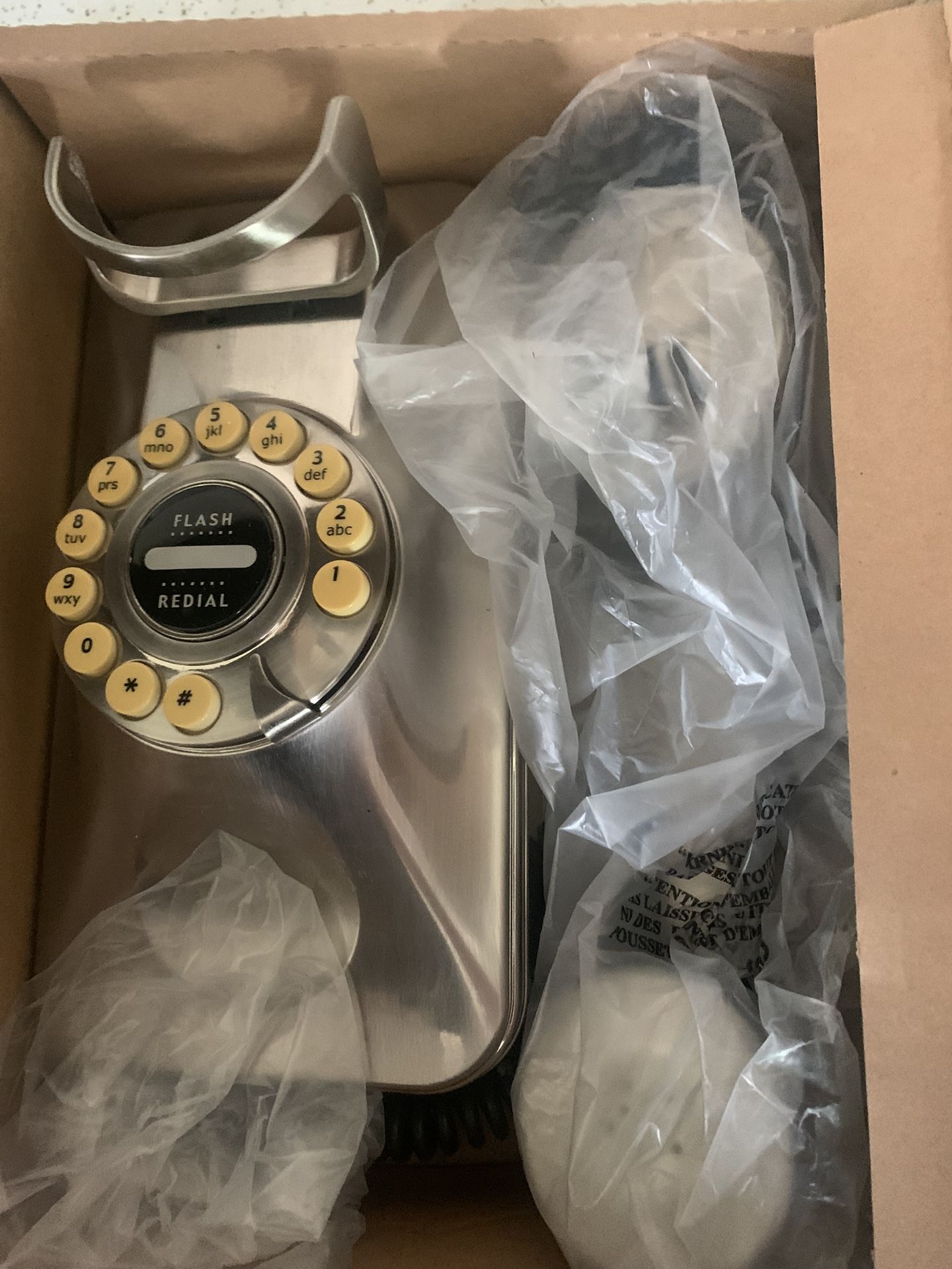 Wall or Desk Top Metal Phone from Pottery Barn