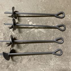 14.5” Metal Screw In Tent Anchors