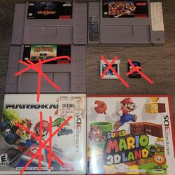 Nintendo Snes And 3ds Games 
