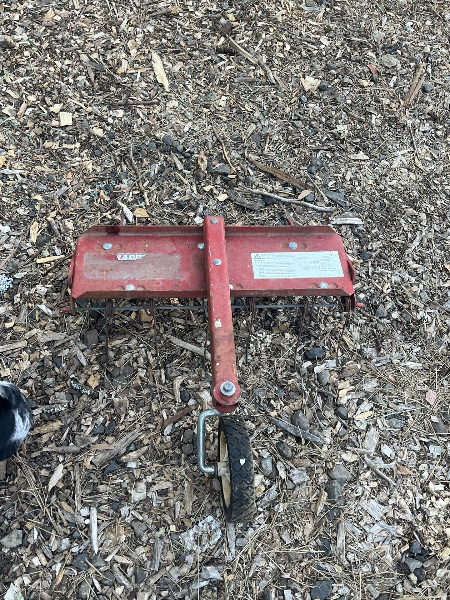 Snapper Thatcherizer Walk-Behind lawn mower de-thatcher attachment 22" Wide