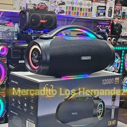Bluetooth Speaker Portable 🔊Karaoke LED Lights 🔊BOOMBOX Heavy Bass🔊Long 🔋+++ - 🎶IPHOENIX IX-97🎶 - 2025 📲