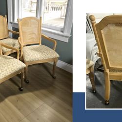 Set Of 4 Dining Table Chairs 