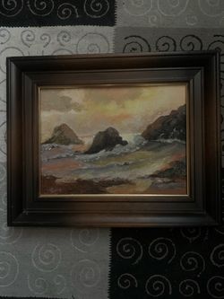 PAINTING W/ WIOD FRAME