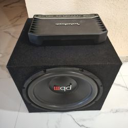 5 channel amp [rockford fosgate]  With 12' inch PB subwoofer