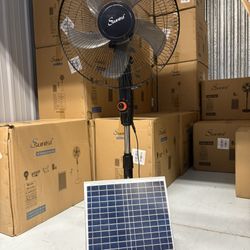 New Rechargeable Solar Fans! ☀️ Delivery Available 
