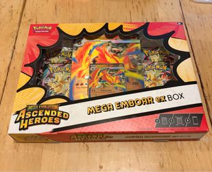 Ascended Heroes Mega Emboar ex promo box