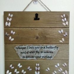 When you whisper I love you to a butterfly photo frame