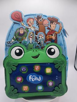 **🐸Loungefly Disney Pixar Toy Story 5 The Pond Mini Backpack NWT🐸**