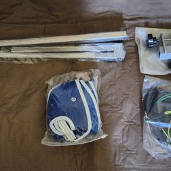 Foldable Dog Grooming Arm With Clamp And Dual No Sit Haunch Holder