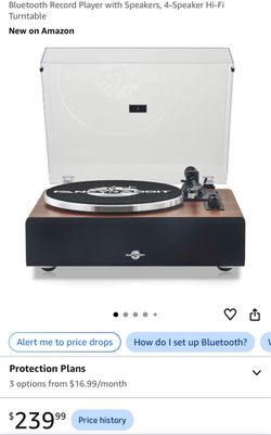 Fancy Rabbit Bluetooth Record Player Turntable