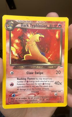 Pokémon: Dark Typhlosion 10/105 Neo Destiny