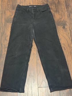 Old Navy Black Wide-Leg Jeans