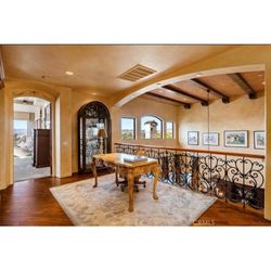 Maitland-Smith Hand Carved Writing Desk W/ Matching Chair