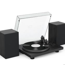 Udreamer Vinyl Record Player And Turntable with 40W Speakers