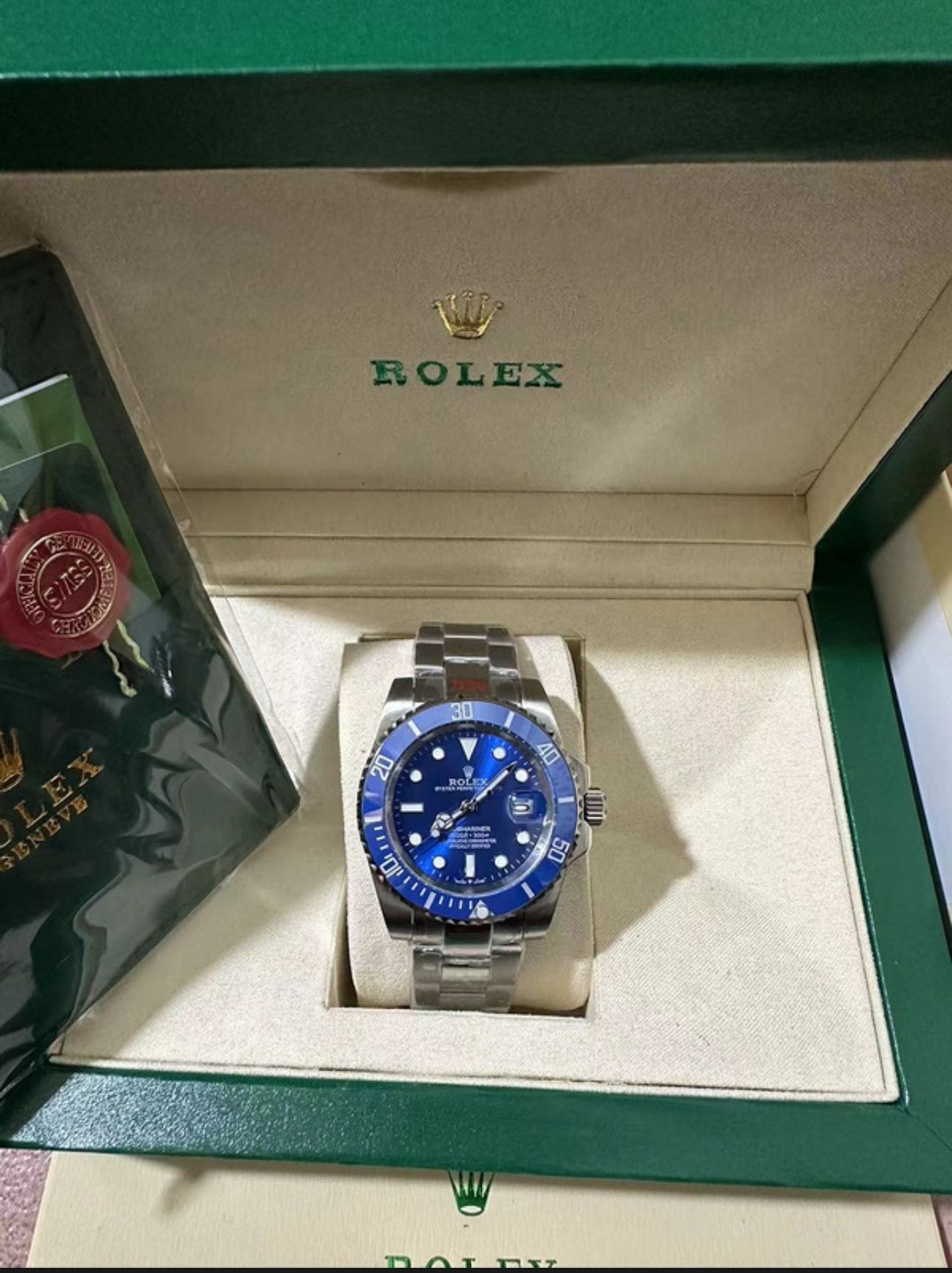 Rolex Submariner Blue Dial Stainless Steel – Comes With Box