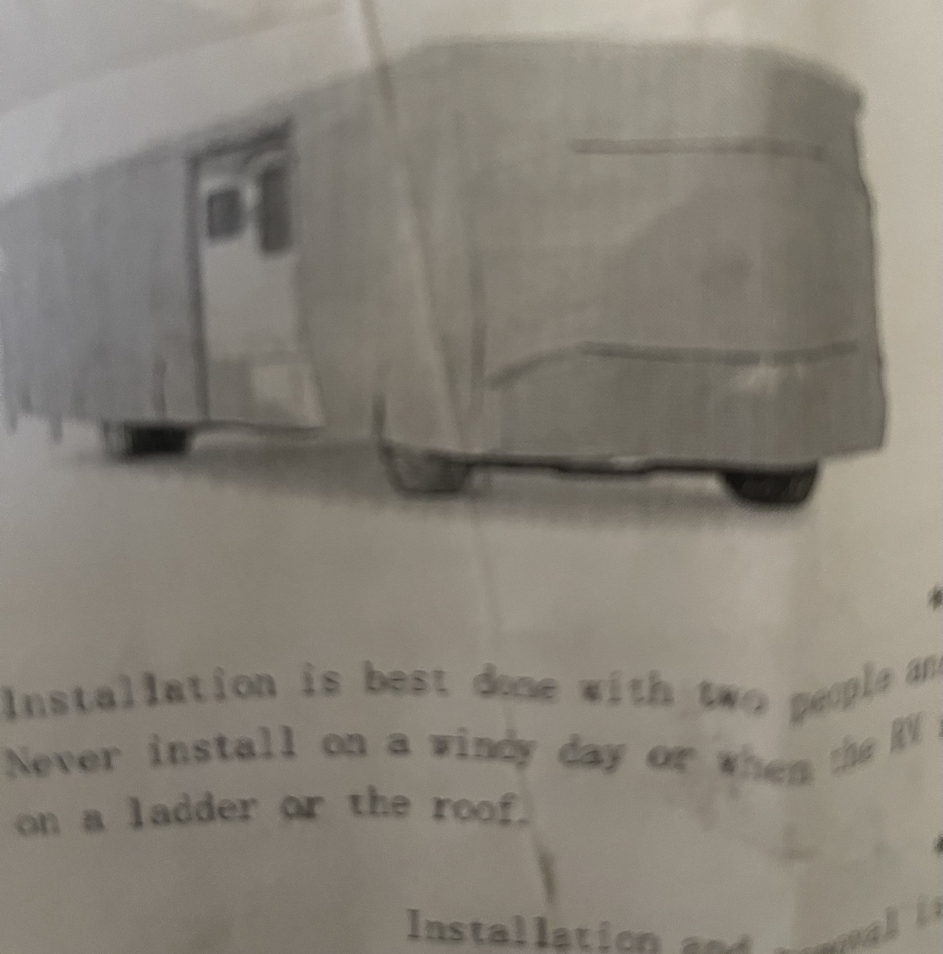 38 Ft RV Cover