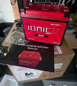 New Ionic Bluetooth battery