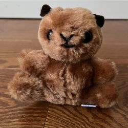 R. Dakin 1978 Squirrel Plush Toy - 4.5" Tall, Brown