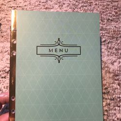 Menu Journal Brand New