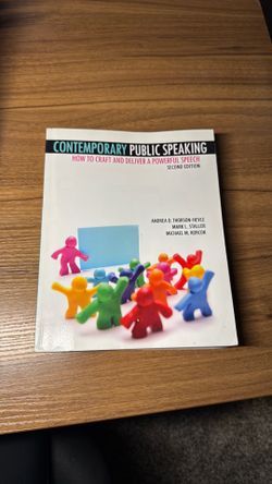 Contemporary Public Speaking second edition