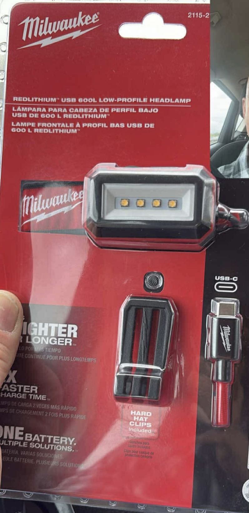 Milwaukee Rechargeable Head Lamp