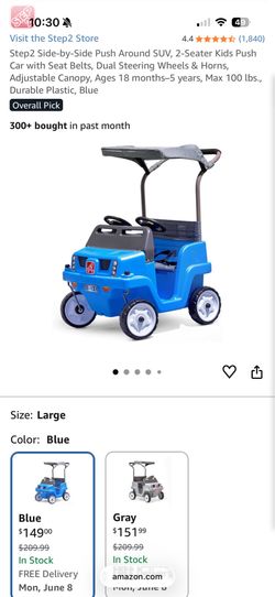 Step 2 double push car