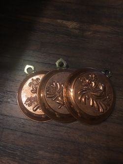 Copper hanging plates
