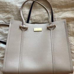 Kate Spade Light Gray Purse 
