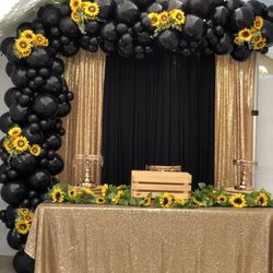 Sunflowers Balloons Garland 