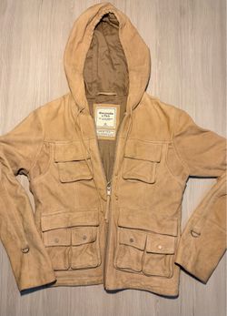 Abercrombie & Fitch Suede Utility Jacket