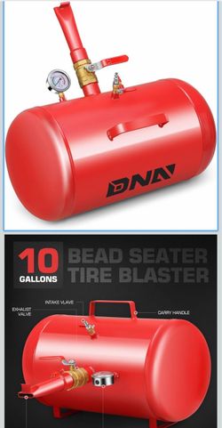DNA Motoring 10 Gallons Bead Seater Tire Blaster Air Tire Inflator Pump Blaster