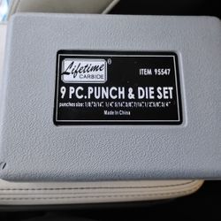 9 Piece Punch & Die Set