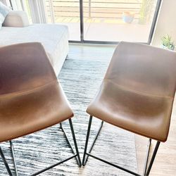 Tall Brown Bar Stools.