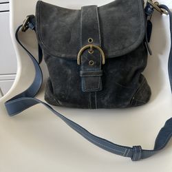 Coach Velvet/Leather