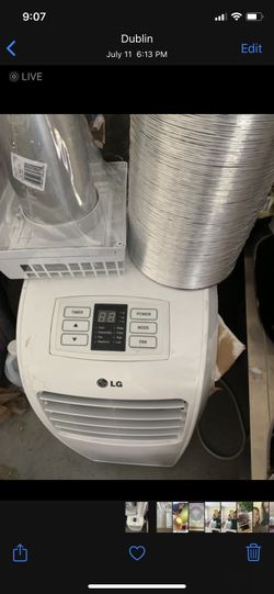 almost new portable air conditioner for sale