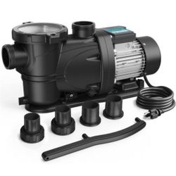 Vidapool - In/Above Ground Pool Pump, Self Primming High Flow (Single Speed, 1HP, 5400 GPH, 115V).

New in box

GA-C49