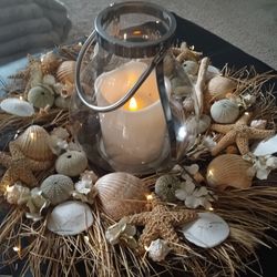 *** Lighted Sea Shell Centerpiece***