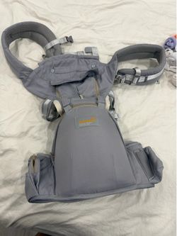 Grownsy Baby Carrier Newborns to Toddler Hip Seat Lumbar Support Perfect 7-66lbs