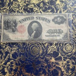 1917 Dollar Bill Circulated