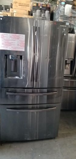 Samsung 4 Door Counter Depth Black Refrigerator
