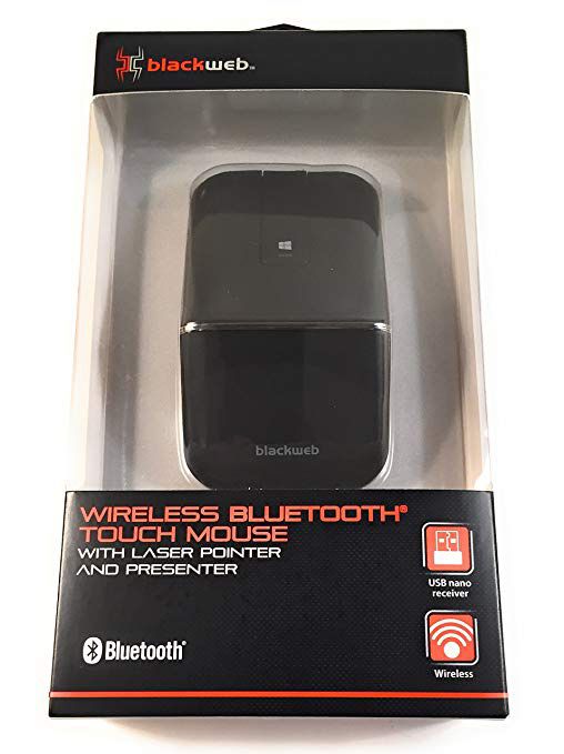 Black Web - Wireless Bluetooth Touch Mouse