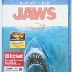 JAWS - Brand-New Blu-Ray + DVD