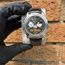 Lucien Piccard Moon Phase Watch 28116BK