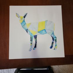 Canvas Print Of Geometric Dear