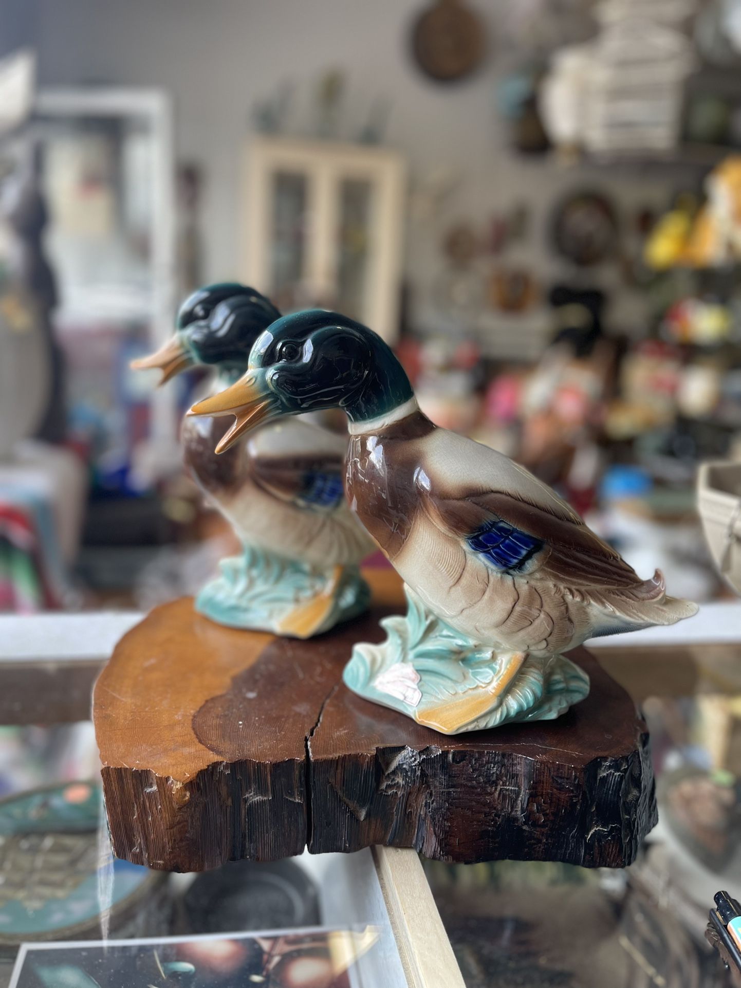 Vintage Ceramic Royal Windsor Handcrafted Duck Pairs