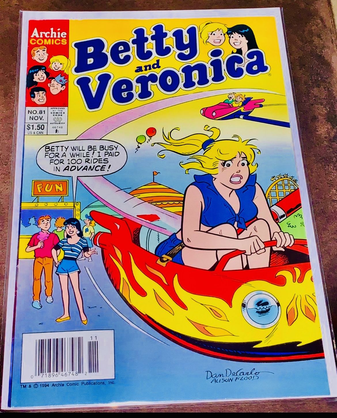 Betty & Veronica #81 Archie Comics Newsstand