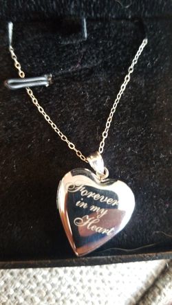 Silver locket