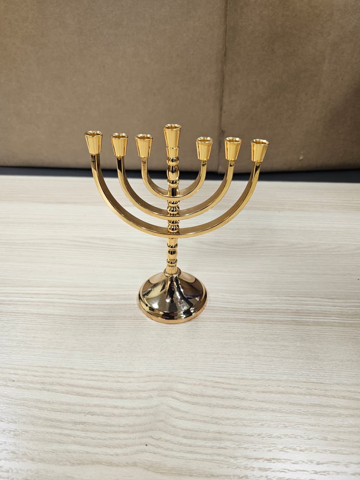 Like New - Karshi Gold Plated Menorah