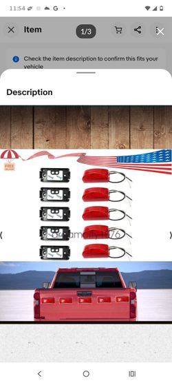 Chevrolet 3500 Dually LED Red Rear Tailgate Light