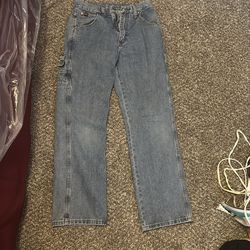 Men’s washed out jeans